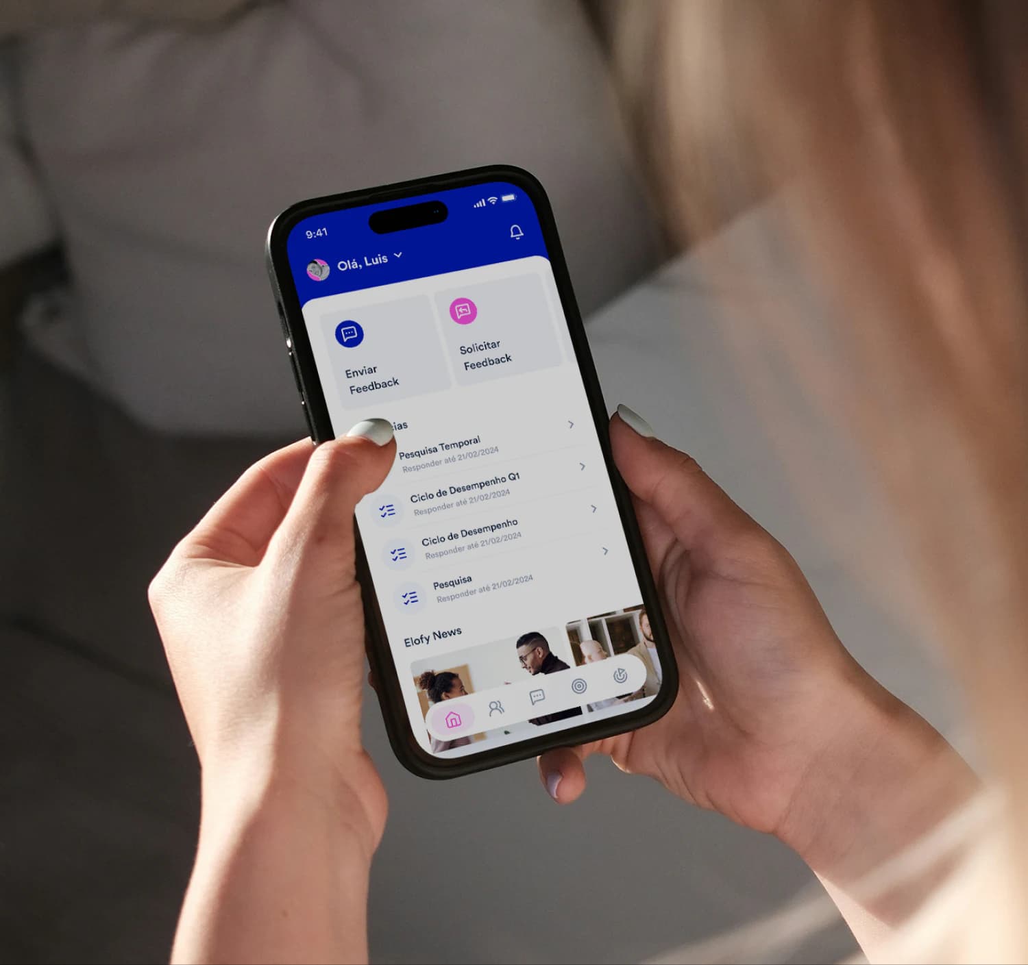 A consistent experience
regardless of the device.